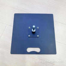 Square Base Tube plaat / oanpaste metalen basisplaat
